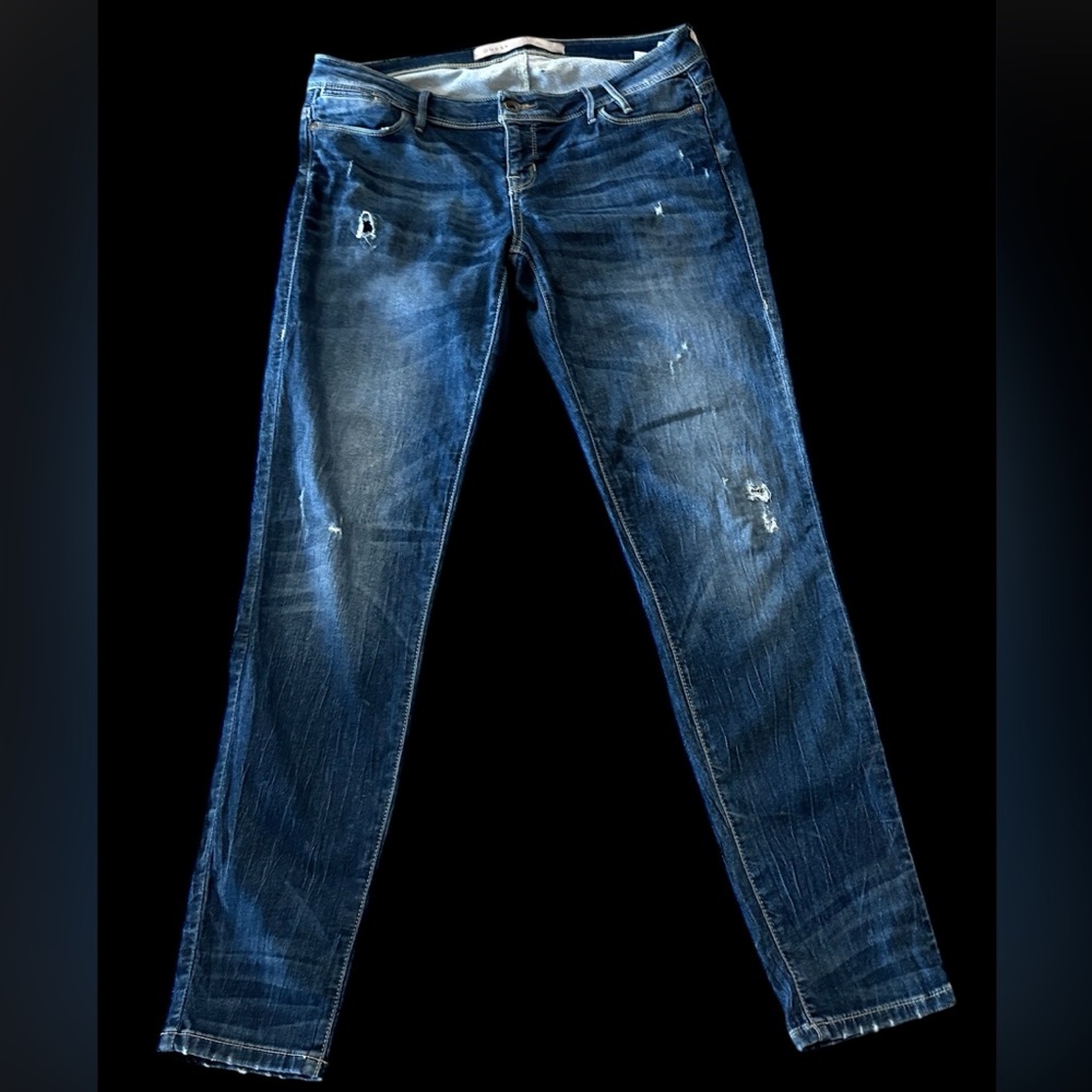 Guess Dark Blue low rise Skinny Jeans